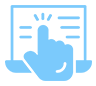 A pointing icon